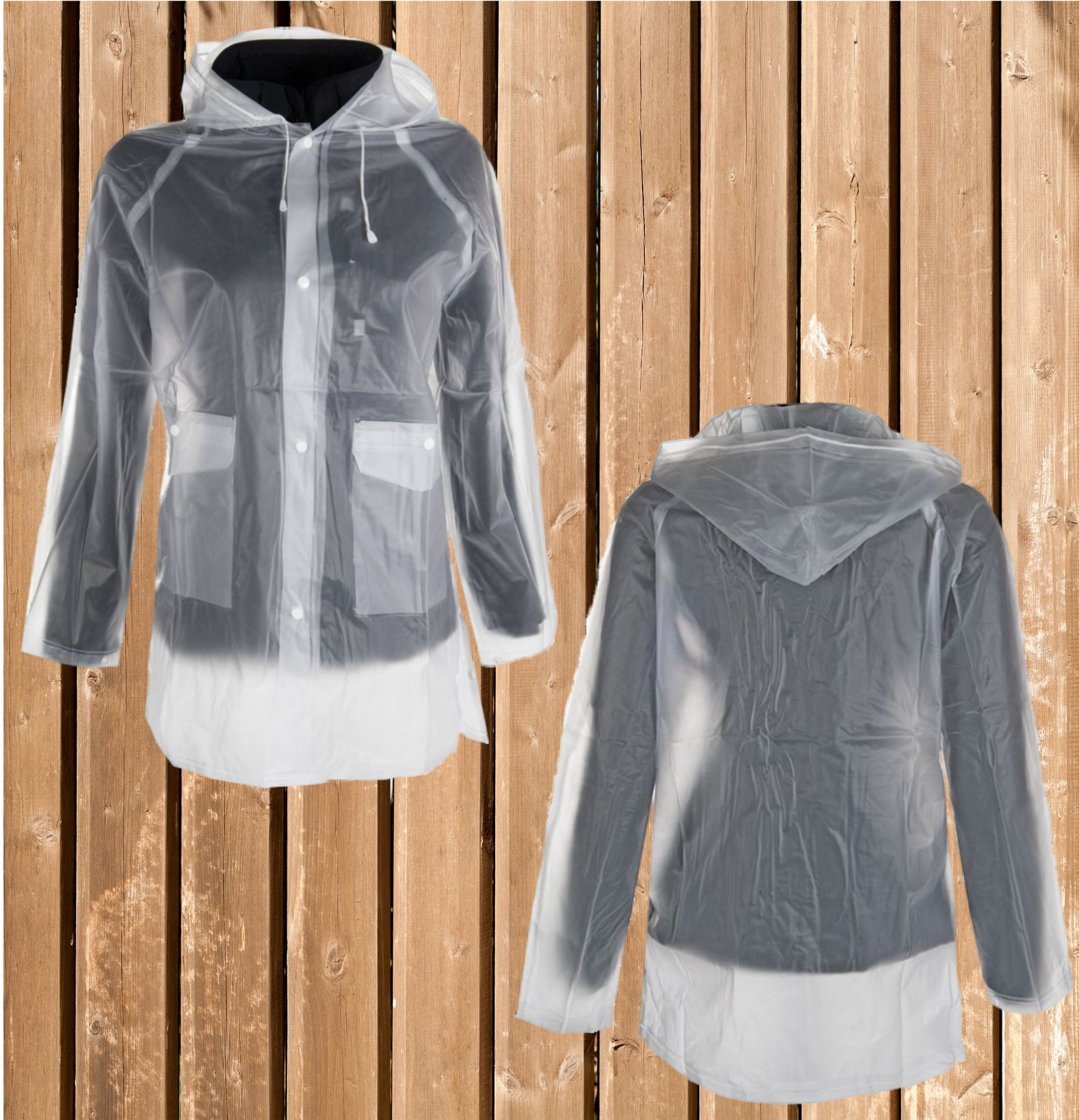 HKM transparente Regenjacke, Turnier-Regenjacke